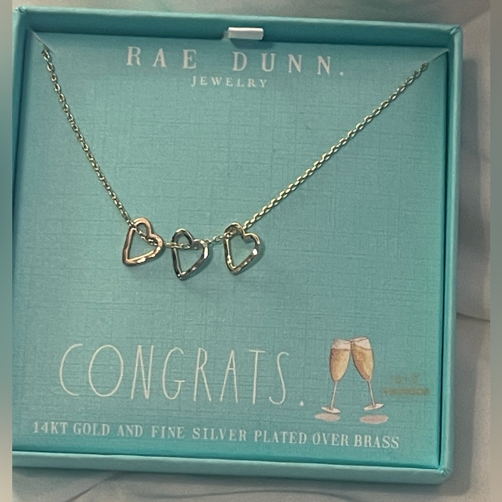 NWOT Rae Dunn “Congrats” Necklace - Picture 6 of 7